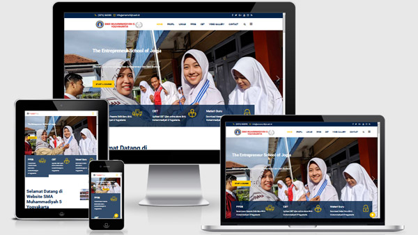 Jasa Pembuatan Website Sekolah, Pendidikan di Jogja