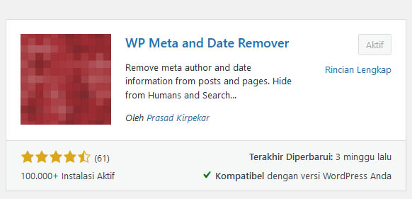 install wp meta date remover